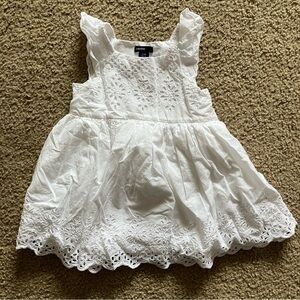 Baby GAP White Sleeveless Dress